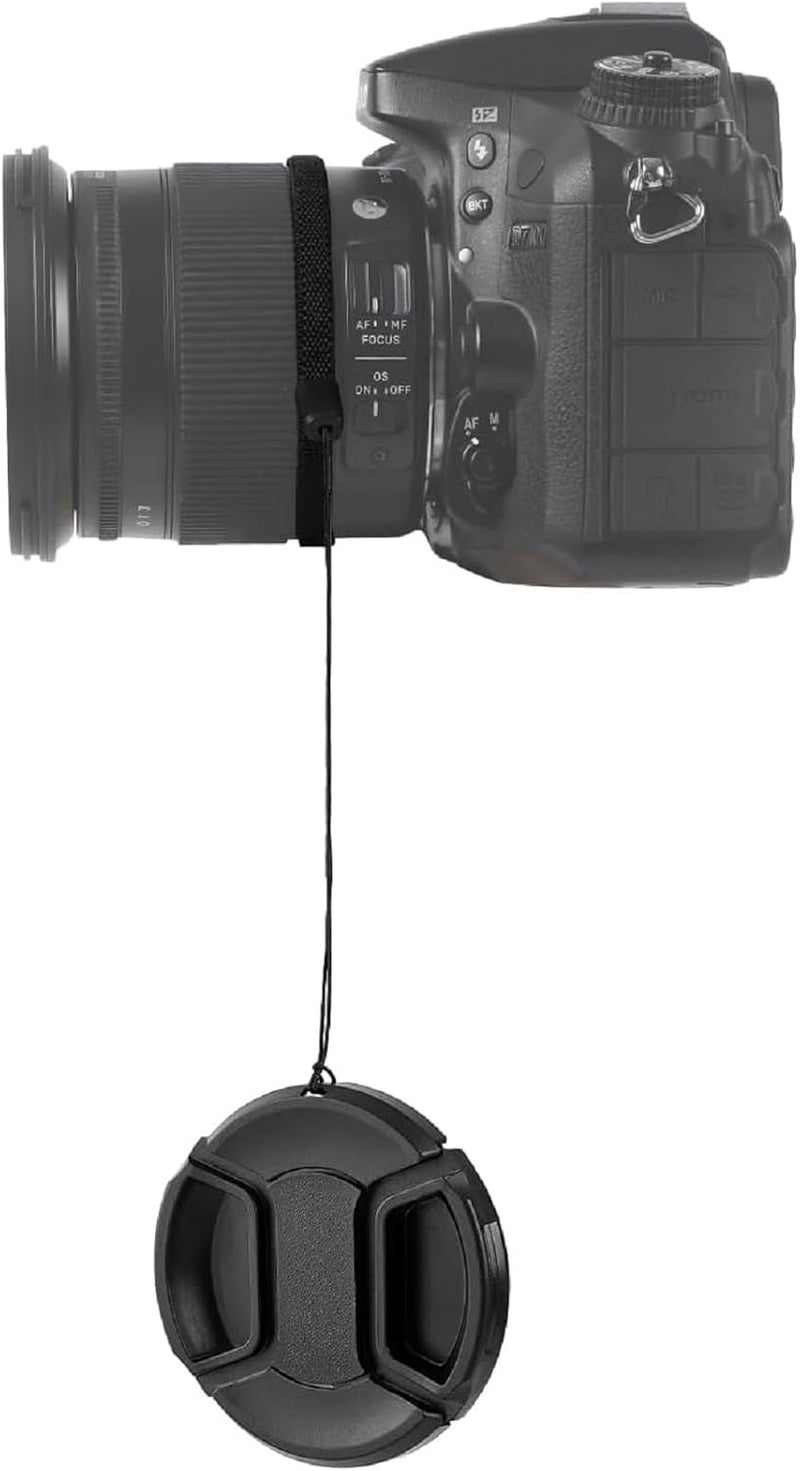 ZZJMCH 40.5mm Snap-on Lens Cap Cover with Keeper for Sony E-Mount 16-50mm F3.5-5.6 Lens for Sony Alpha a6600 a6500 a6300 a6100 a6000 a5100 a5000 Camera, ULBTER Lens Cap & Lens Cover Leash -2 Pack - Image 5